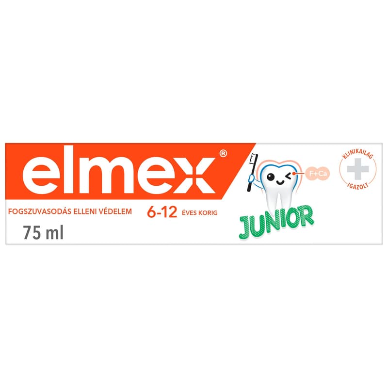 elmex Junior gyerek fogkrém 6-12 éves gyermekeknek