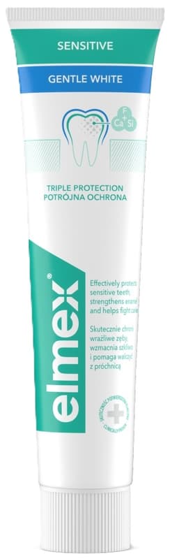 elmex Sensitive Gentle White fogkrém érzékeny fogakra