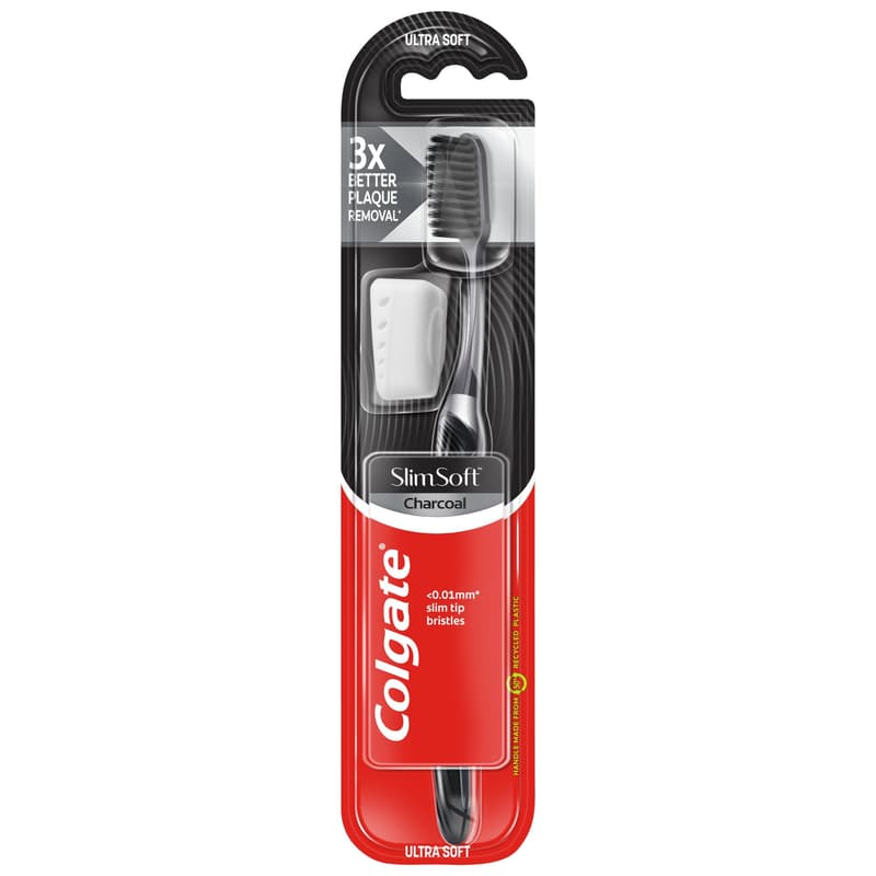 Colgate Slim Soft Charcoal soft toothbrush