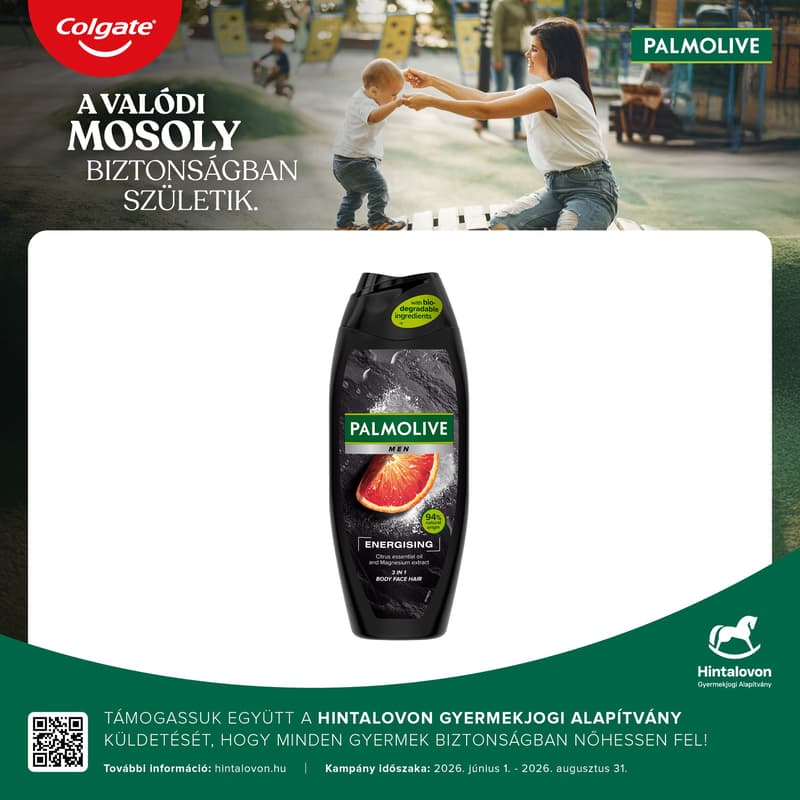 Palmolive Men Energising 3in1 férfi tusfürdő