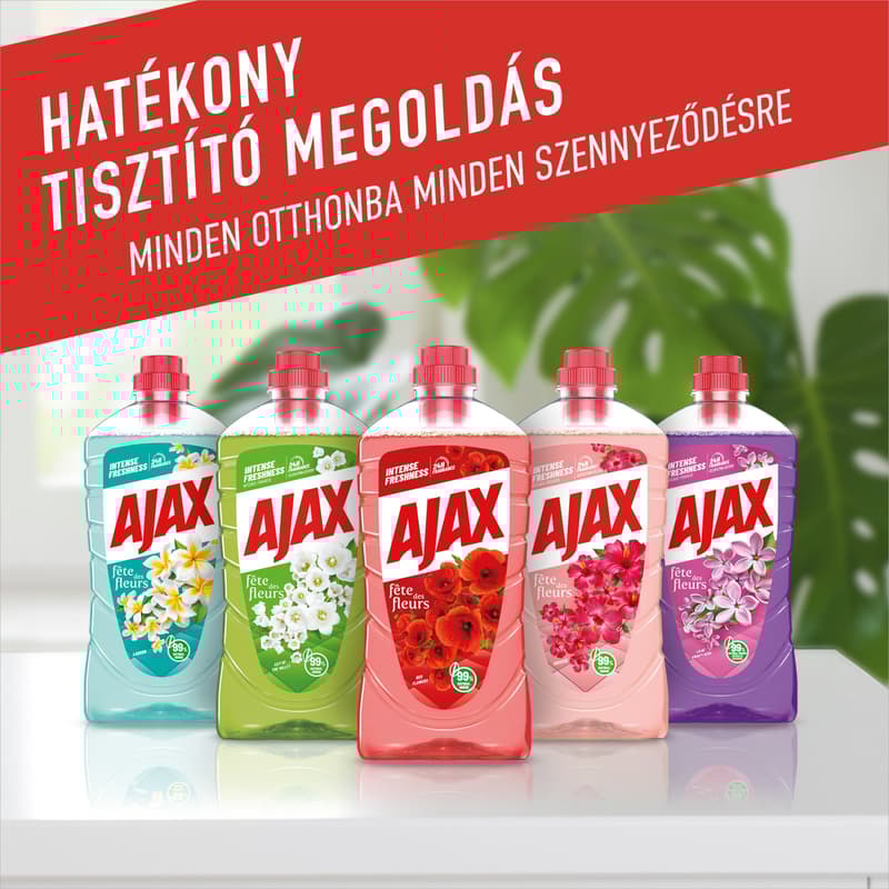 AJAX Floral Fiesta Red Flowers Általános tisztítószer