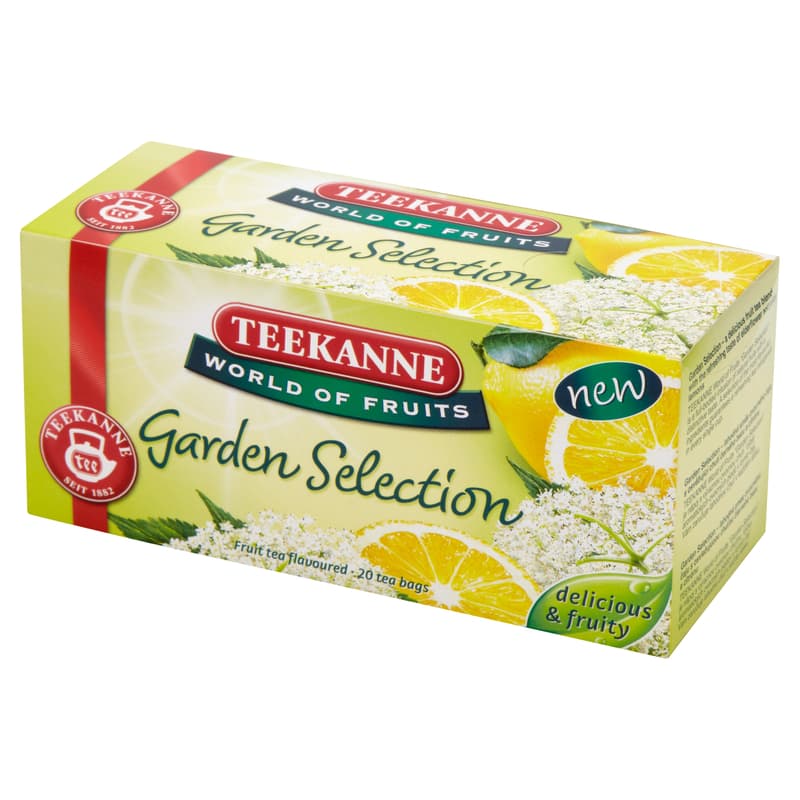 Teekanne World of Fruits Garden Selection elderberry and lemon flavored fruit tea blend 20 filters
