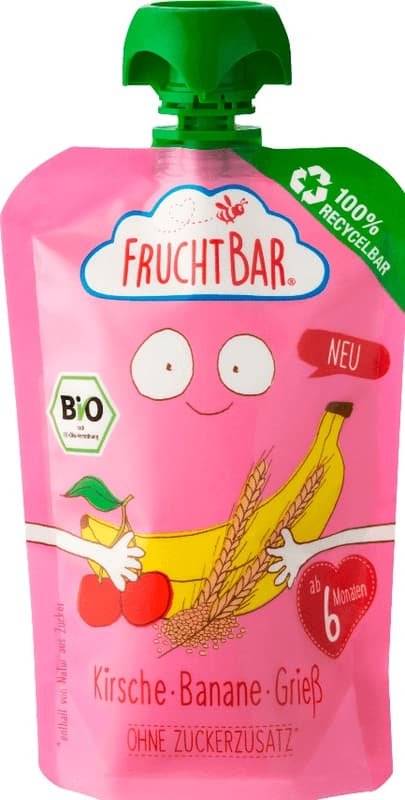 Fruchtbar BIO Meggy, banán, búzadara 6 hónapos kortól