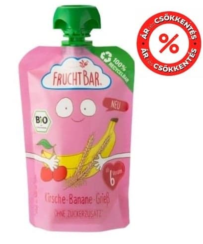 Fruchtbar BIO Meggy, banán, búzadara 6 hónapos kortól