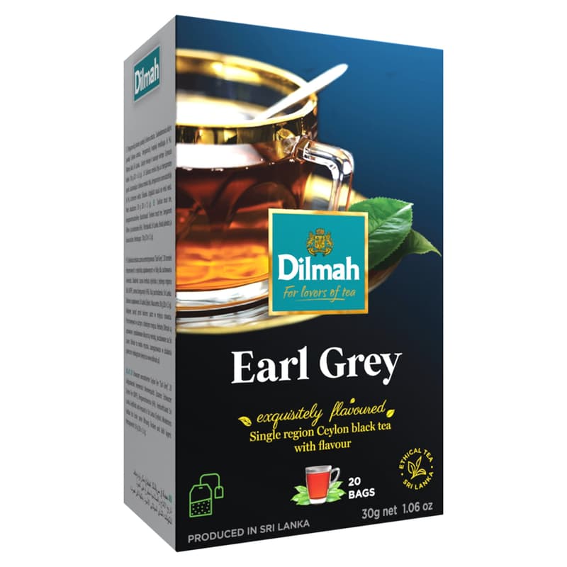 Dilmah Earl Grey black tea with begramot in aroma box