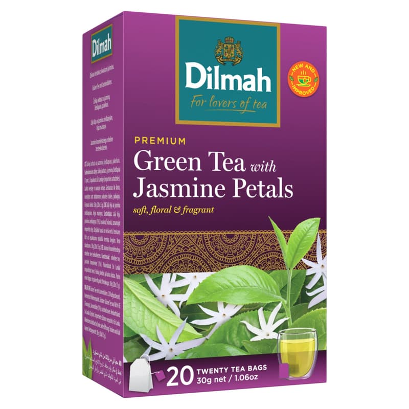 Dilmah Jasmine Green Tea - Aromás zöld tea aromazáró dobozban