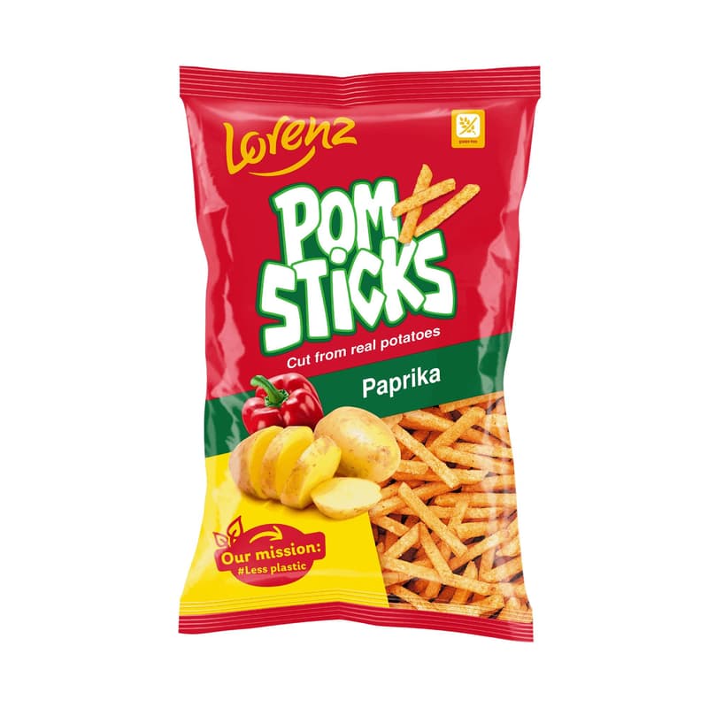Lorenz Pomsticks potato sticks with paprika