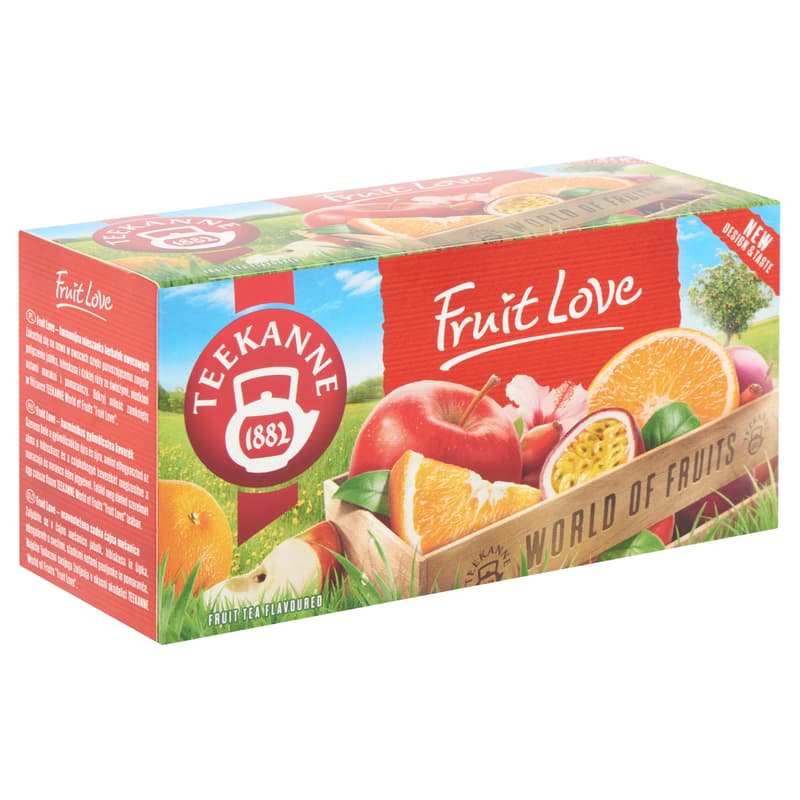 Teekanne World of Fruits Fruit Love vegyes gyümölcs ízesítésű gyümölcstea keverék 20 filter