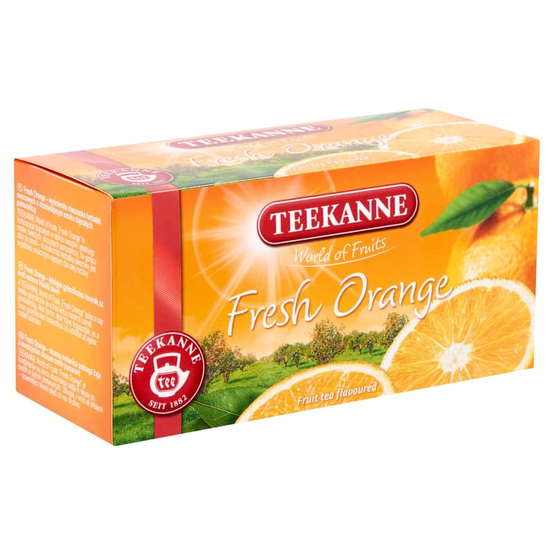 Teekanne World of Fruits Fresh Orange orange flavored fruit tea blend 20 filters