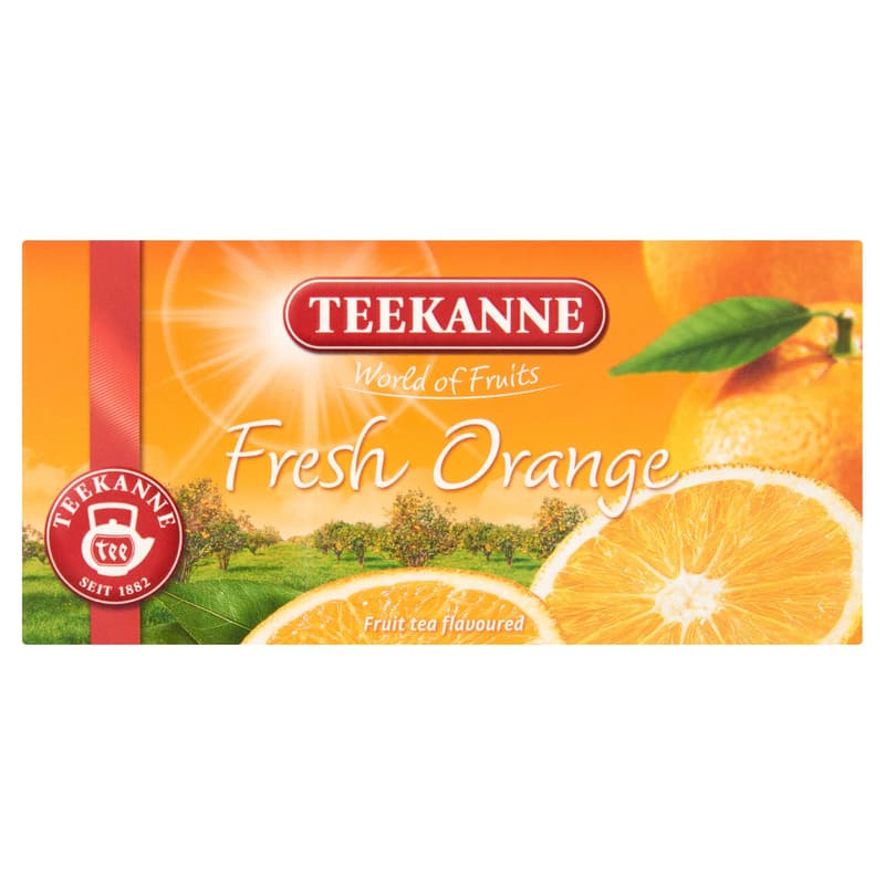 Teekanne World of Fruits Fresh Orange orange flavored fruit tea blend 20 filters