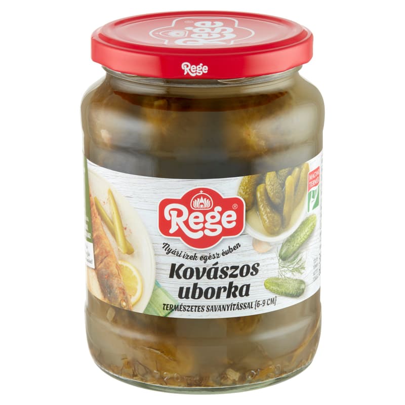 Rege Kovászos uborka természetes savanyítással (6-9 cm)(680g)