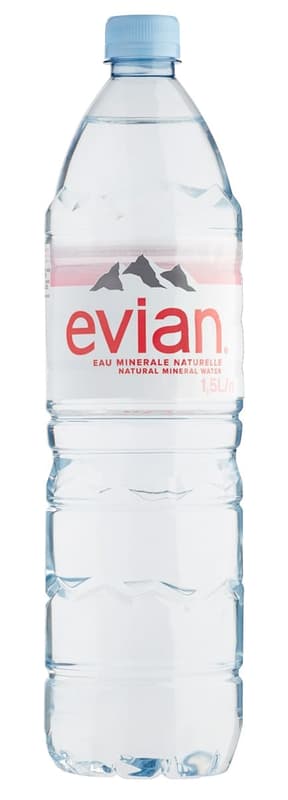 Evian Natural still mineral water
