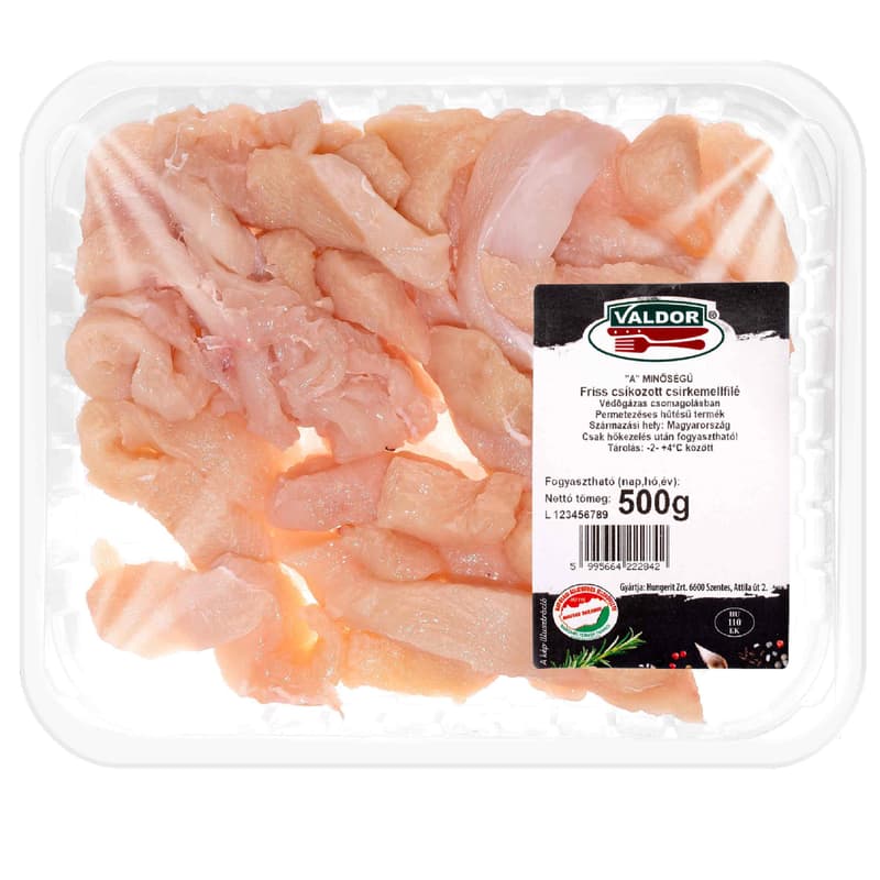 Valdor Friss csíkozott csirkemellfilé