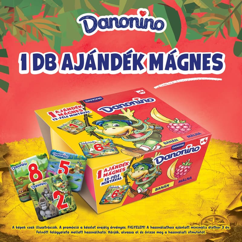 Danonino Raspberry-Banana Dessert