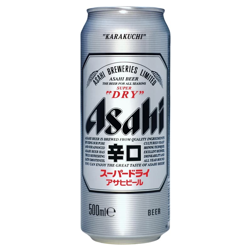 Asahi Super Dry quality light beer 5,2%