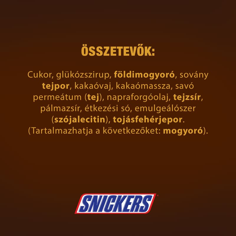 Snickers milk chocolate