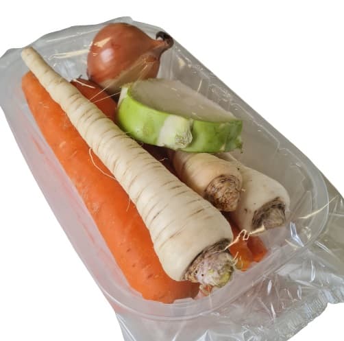 Soup vegetable tray