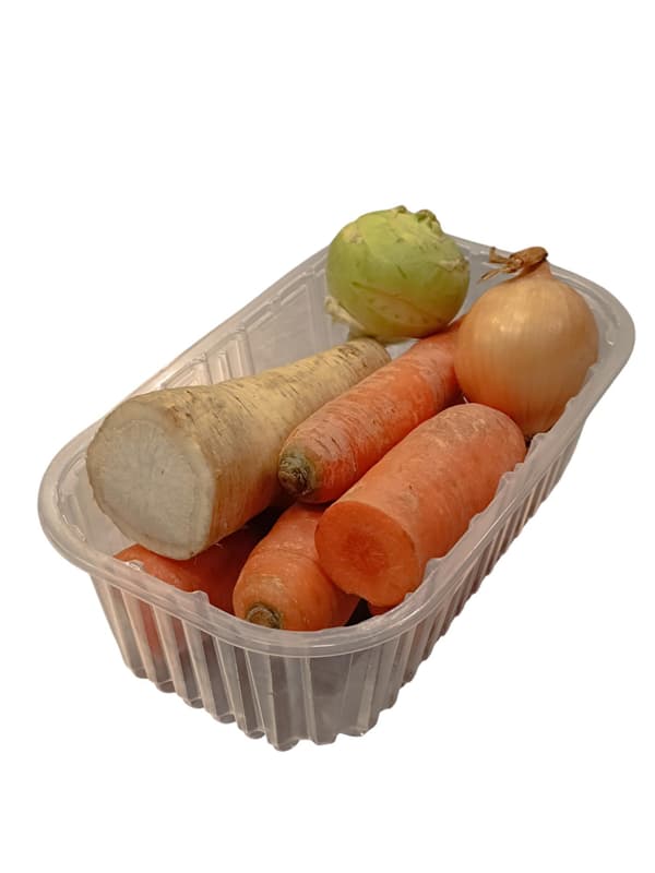 Soup vegetable tray
