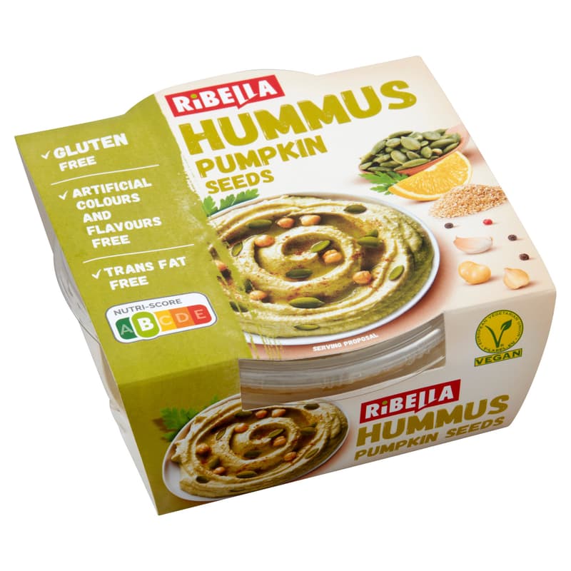 RiBella Hummus csicseriborsó krém tökmaggal