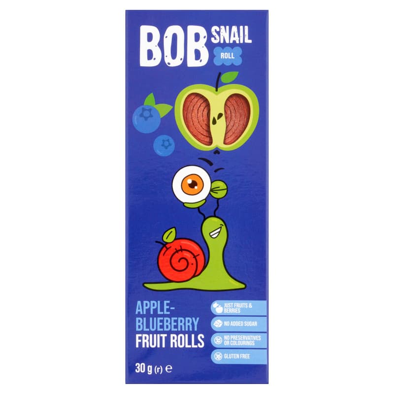 Bob-Snail Apple-blueberry rolls