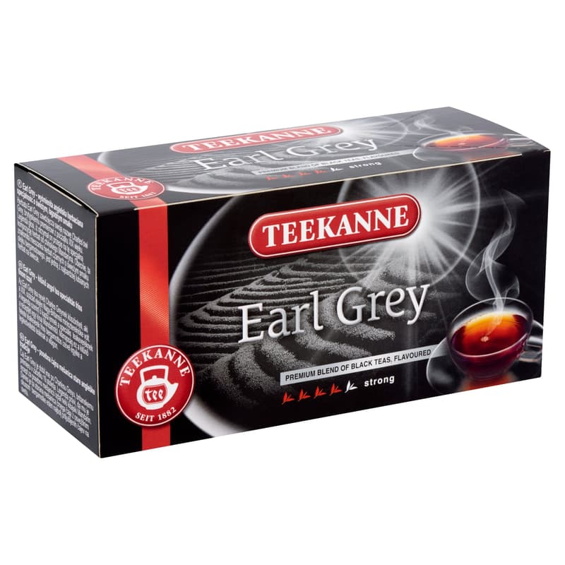 Teekanne Earl Gray bergamot flavored black tea blend 20 filters