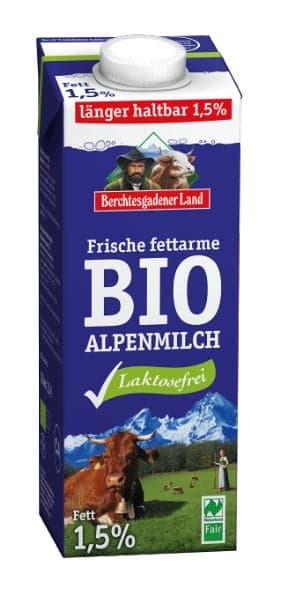 Bio Alpenmilch laktózmentes tej 1,5%