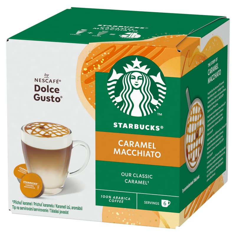 Starbucks by Dolce Gusto Caramel Macchiato (6 adag)