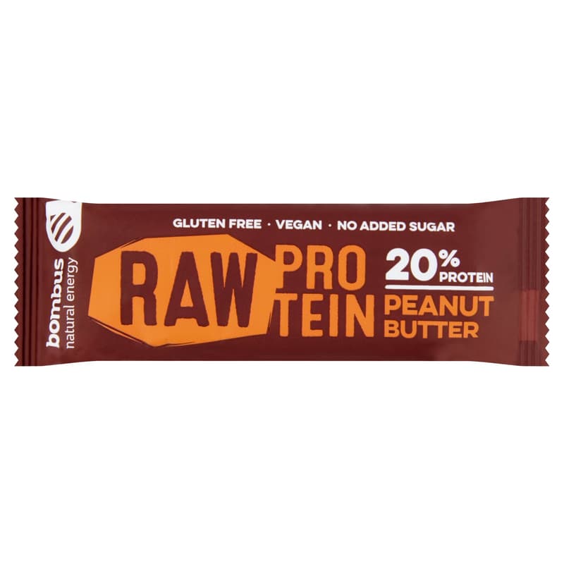 Bombus Raw Protein Peanut Butter Fruit Slice