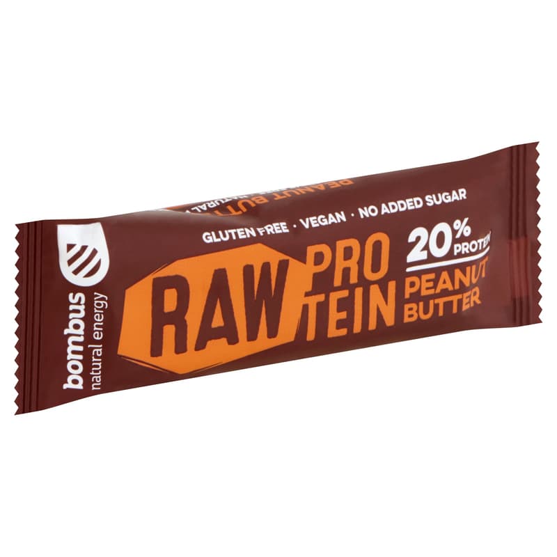 Bombus Raw Protein Peanut Butter Fruit Slice