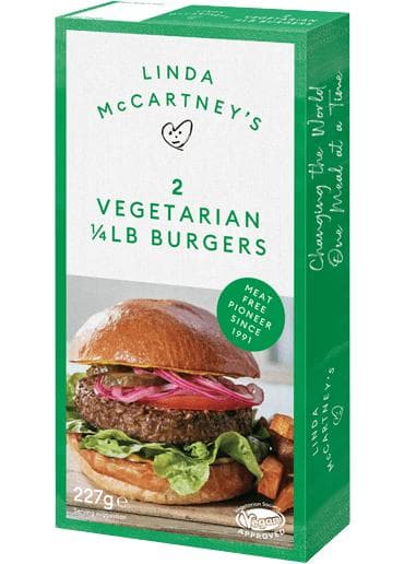 Linda McCartney's Növényi alapú hamburger