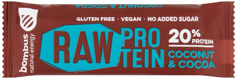 Bombus Raw Protein Coconut & Cocoa gyümölcsszelet