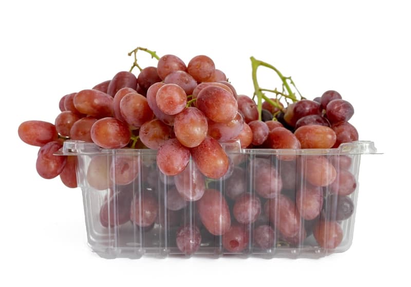 Magnélküli sötét szőlő, csomagolt