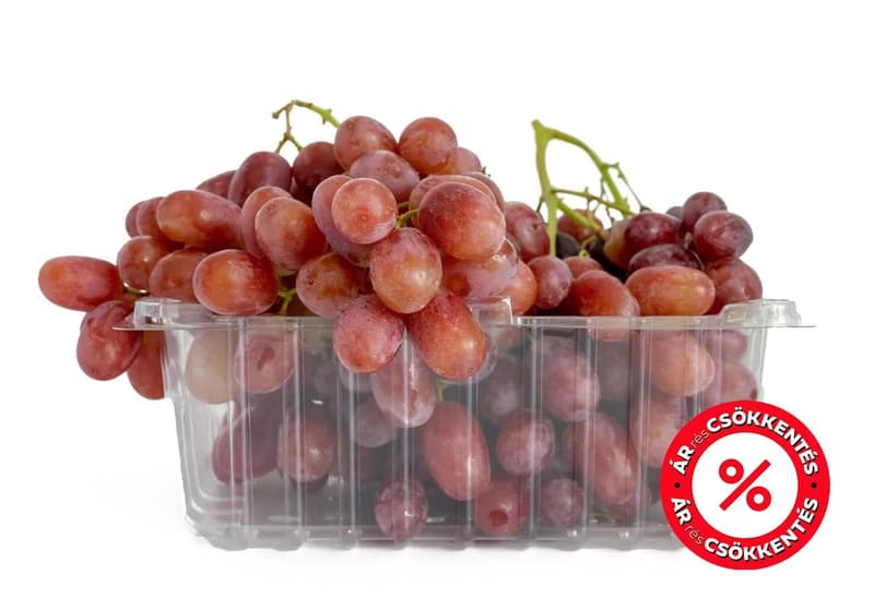 Magnélküli sötét szőlő, csomagolt