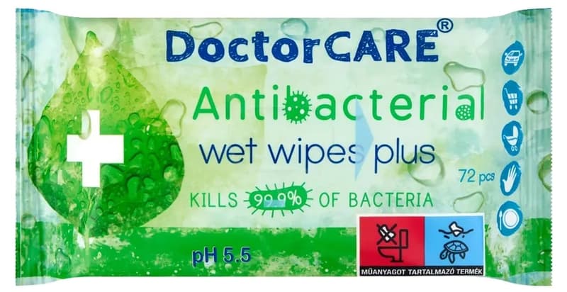 DoctorCare Antibakteriális törlőkendő