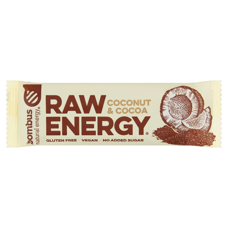 Bombus Raw Energy Coconut & Cocoa gyümölcsszelet