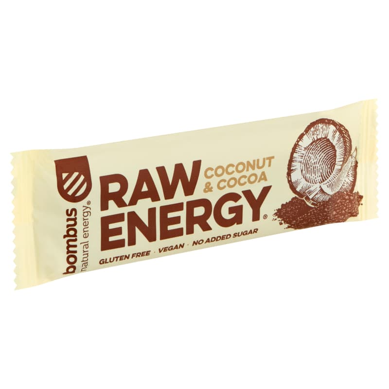 Bombus Raw Energy Coconut & Cocoa gyümölcsszelet