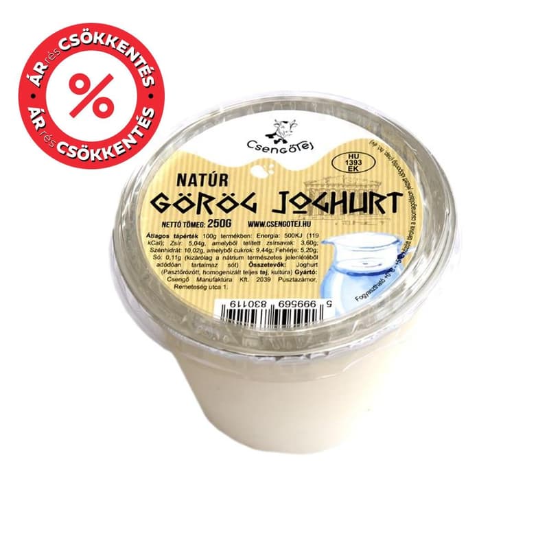 Csengő Natúr görög joghurt