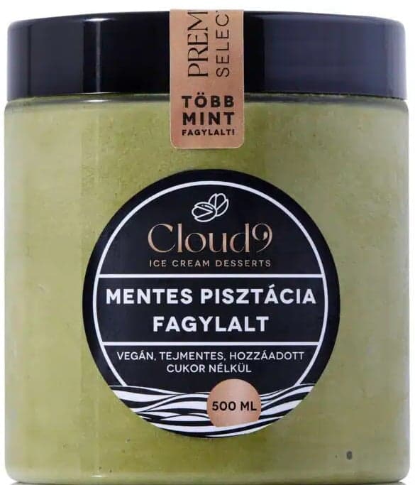 Cloud 9 Vegán pisztácia sorbet hozzáadott cukor nélkül
