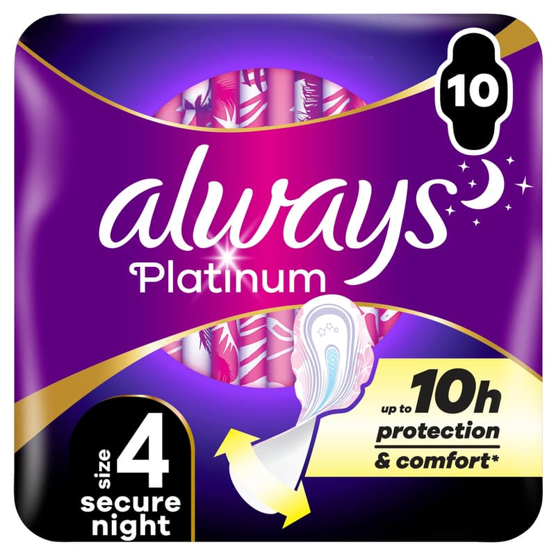 Always Platinum Secure Night Egészségügyi Betét