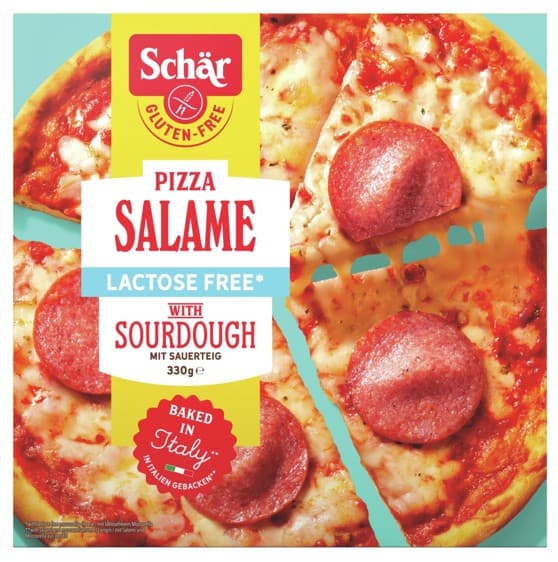 Schär glutenfree pizza salami