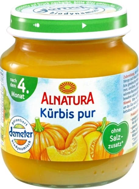 Alnatura pumpkin puree
