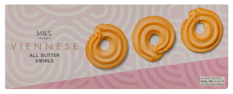 Marks & Spencer Butter Viennese biscuits with vanilla
