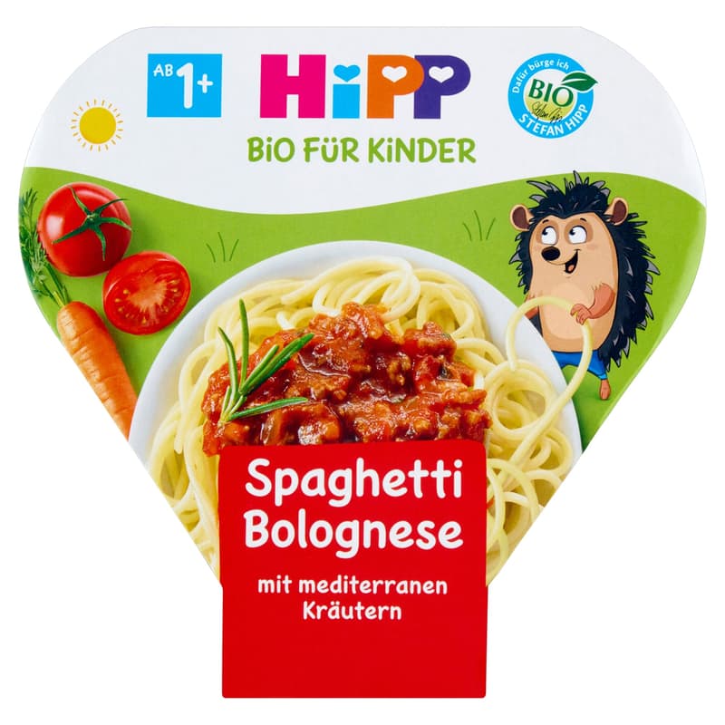 Hipp Bio Bolognai spagetti 12 hónapos kortól