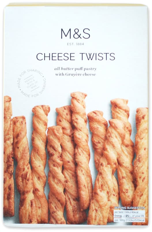 Marks & Spencer Whole buttered salty twist with Gruyère cheese