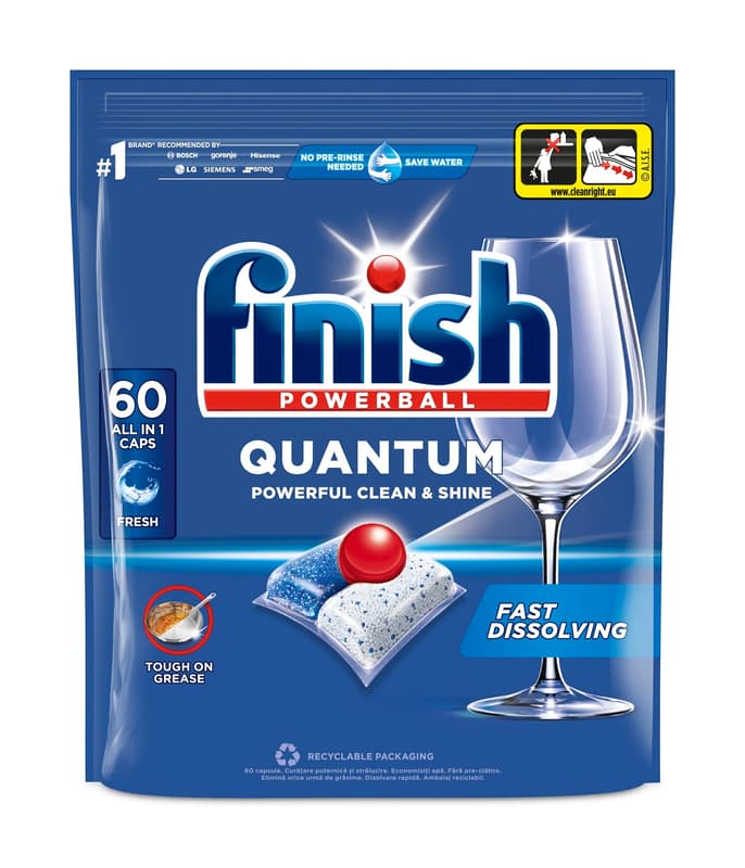 Finish Quantum Max dishwasher tablets