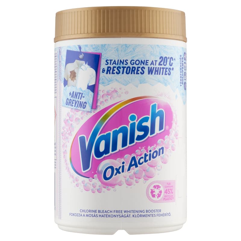 Vanish Oxi Action folteltávolító és fehérítő por