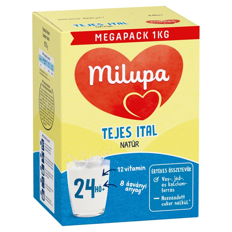 Milupa natúr tejes ital 2*500 g 2 éves kortól