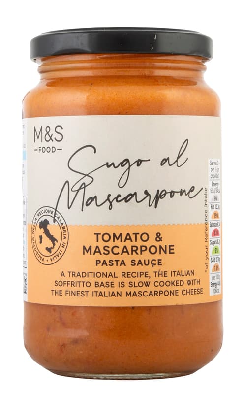 Marks & Spencer Tomato & mascarpone pasta sauce