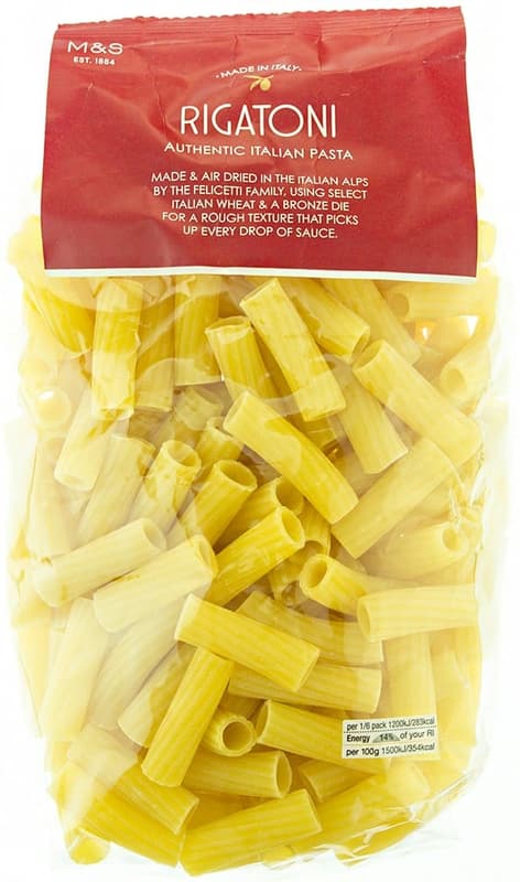 Marks & Spencer Rigatoni olasz tészta