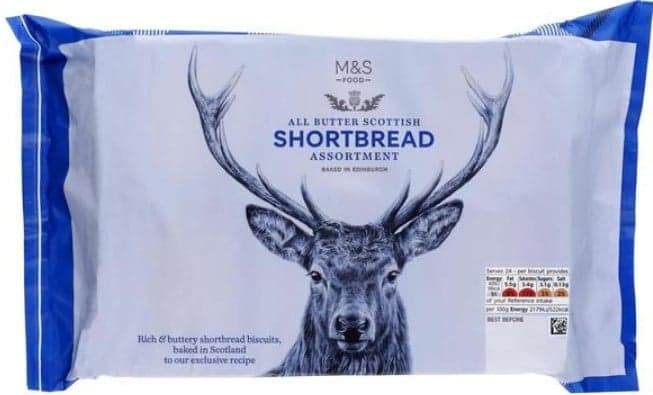 Marks & Spencer Skót vajas teasütemény - több forma